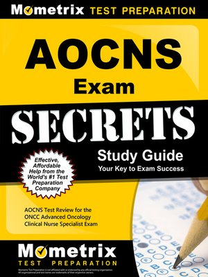 cover image of AOCNS Exam Secrets Study Guide